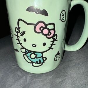 NEW HELLO KITTY Halloween Green Frankenstein Mug